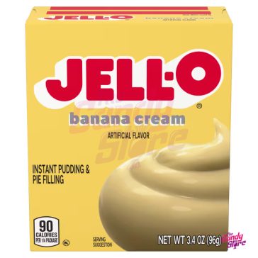 Jell-O banán ízű instant pudding 96g 