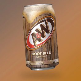 AW gyökérsör üdítőital 355ml- root beer