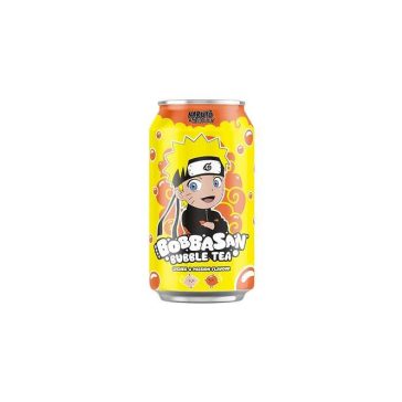   UltraPop Bobbasan Naruto Bubble Tea licsi és maracuja ízű ital 320ml 