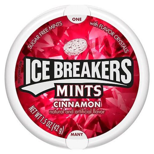 ice Breakers Mints Cinnamon | Fahéj és Mentol ízű Cukorka 42g