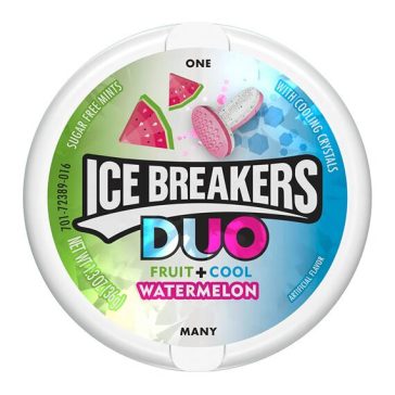   Ice Breakers Duo gyümölcsös + hűsítő görögdinnye ízű 36 g