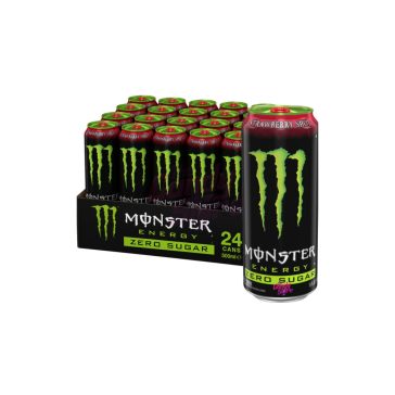   Monster USA Shot Zero szénsavas energiaital eperízben, cukormentes, 473 ml