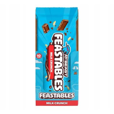   Feastables MrBeast Milk Crunch tejcsokoládé puffasztott rizzsel 60 g