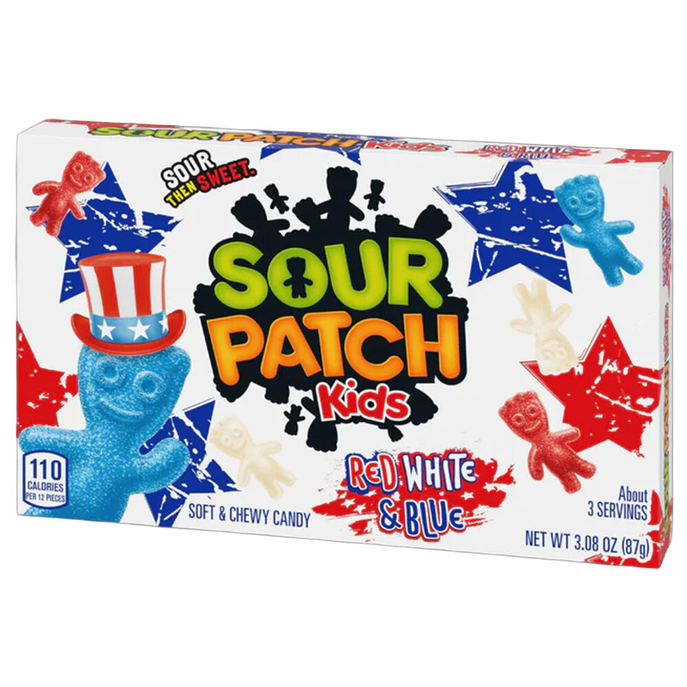 Sour Patch Kids Red White and Blue 87g - Candy Land - Cukork
