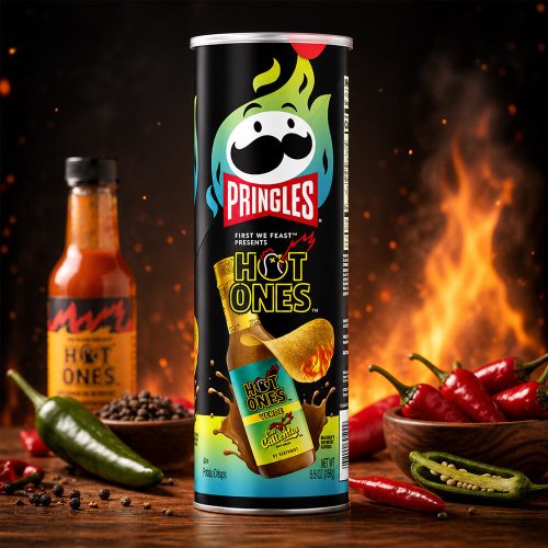 Pringles Hot Ones - Los Calientes csípős chips Amerikai 156g