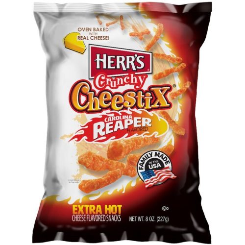  Herr's Crunchy Cheestix Carolina Reaper 227g