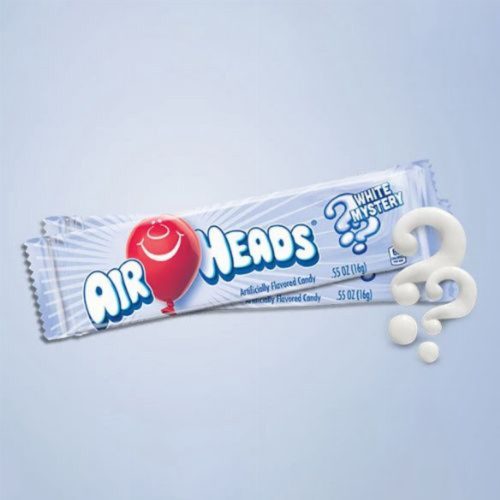 Airheads White Mystery rejtélyes ízű fehér cukorka 15g