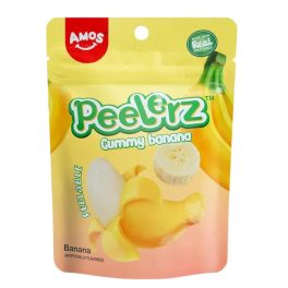 AMOS Peelerz hámozható gumicukor Banános 65g