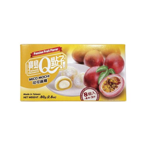 kakaós golgotagyümölcsös mochi 80g