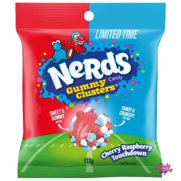   Nerds Clusters NFL Cherry Raspberry Touchdown Limitált 113 g 