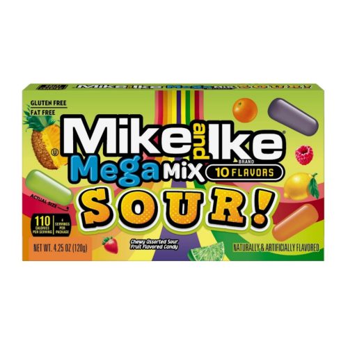Mike and Ike Mega Mix Sour 120g Drazsé