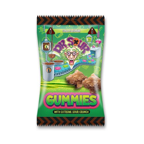 Dr.sour cola ízű extrém savanyú gumicukor 200g