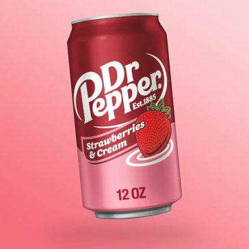   Dr.Pepper Strawberries and Cream eperkrém ízű üdítőital 355ml