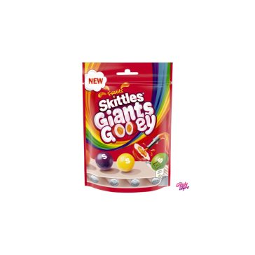   Skittles Giant Gooey Gyümölcsízű töltelékkel ellátott rágható  cukorka, 125 g