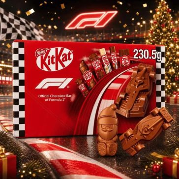   KitKat F1 Collection Box karácsonyi csokoládé válogatás 230g
