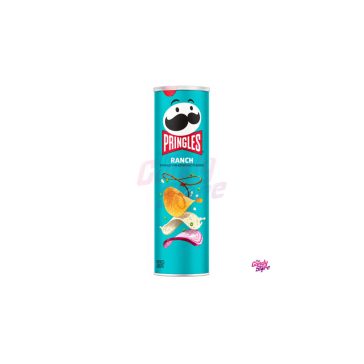   Pringles USA Ranch hagyma,tejszín, zöldfűszer ízesítésű burgonyachips, 156 g