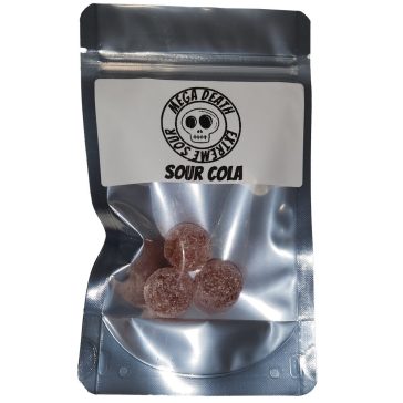 Mega Death Extreme Sour Cola Candy Balls 3db