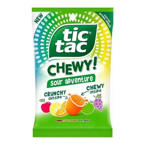 Tic Tac Chewy Sour Candy Rágós Cukorka 79g