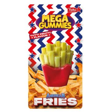   Mega Gummies Óriás Gumicukor Sültkrumpli American Fries 120g