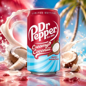   Dr. Pepper LIMITÁLT Creamy Coconut krémes kókuszos üdítő 355ml