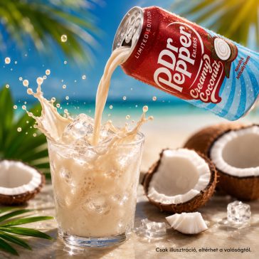   Dr. Pepper LIMITÁLT Creamy Coconut krémes kókuszos üdítő 355ml