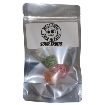 Mega Death Extreme Sour Fruits Candy Balls 3db