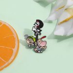 Billi és Mandy kitűző