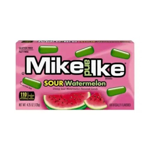 Mike and Ike savanyú görögdinnye ízű drazsé 120g