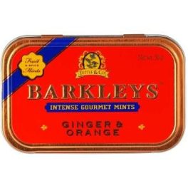 Barkleys cukorka 50 g gyömbér & narancs, fémdobozos