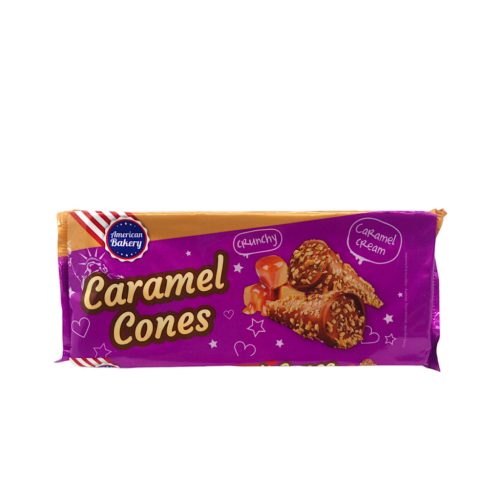  American Bakery Caramel Cones 112g