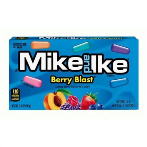  Mike and Ike Berry Blast bogyós gyümölcs ízű cukorkák 120g 