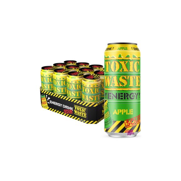Toxic Waste energy drink Savanyú almás íz 500 ml