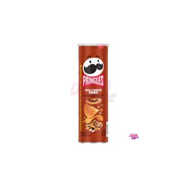   Pringles chilli cheese fries csilis-sajtos sültkrumpli ízesítésű burgonyachips 158 g