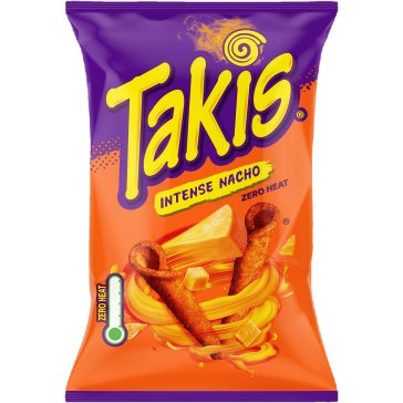 Takis Intense Nacho sajtos tortilla chips 100g