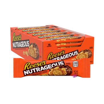   Reese's nutrageous szelet földimogyoróval, mogyoróvajjal és karamellel, csokoládéízű bevonattal 47g
